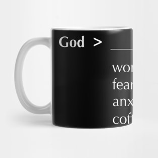 God is Greater Mug